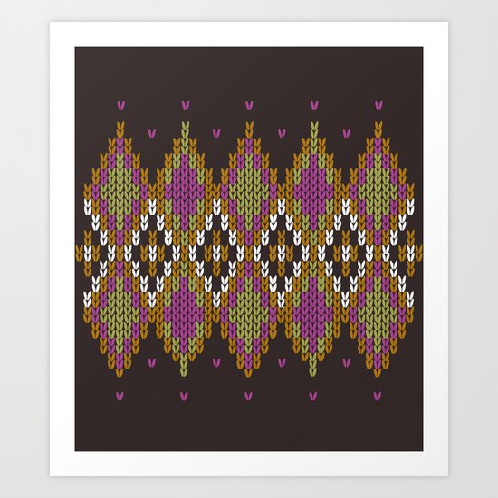 Argyle Dream Art Print