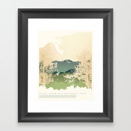 Rocky Mountain National Park - Colorado Framed Art Print