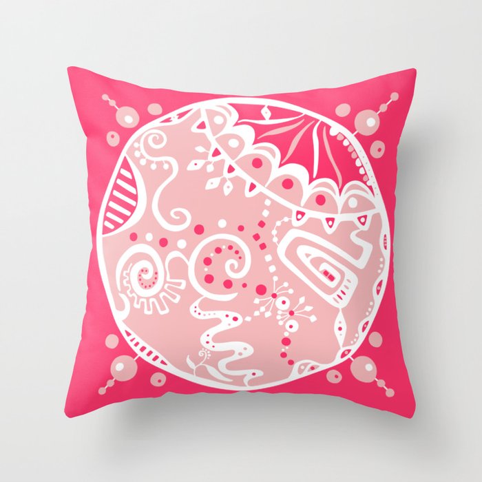 Dot #7 by lalalamonique Throw Pillow