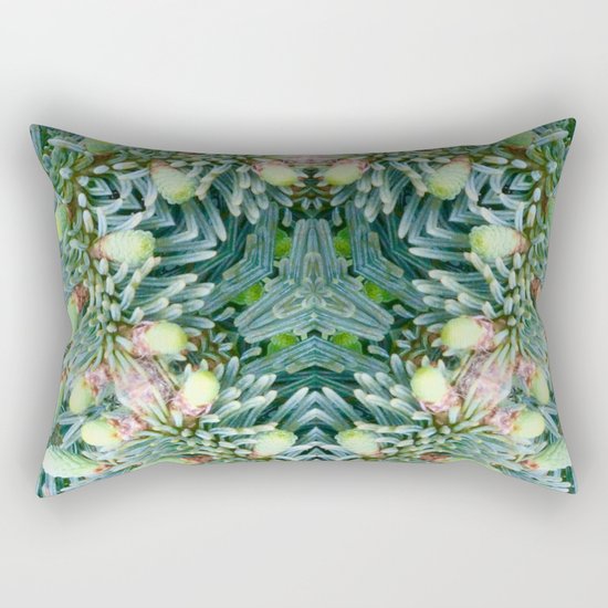Christmas Garland Rectangular Pillow