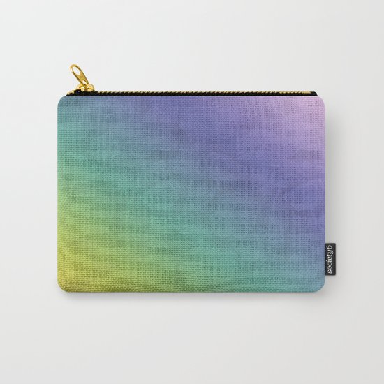 Floral rainbow color pattern . Carry-All Pouch