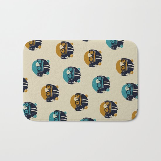 racer bear Bath Mat