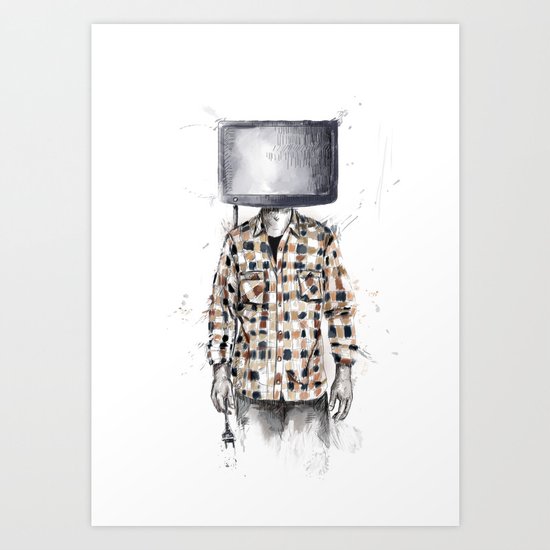 unplugged 2.0 Art Print
