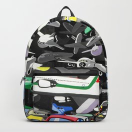 Osservatorio federiciano Backpack | Painting, Acrylic, Popart 