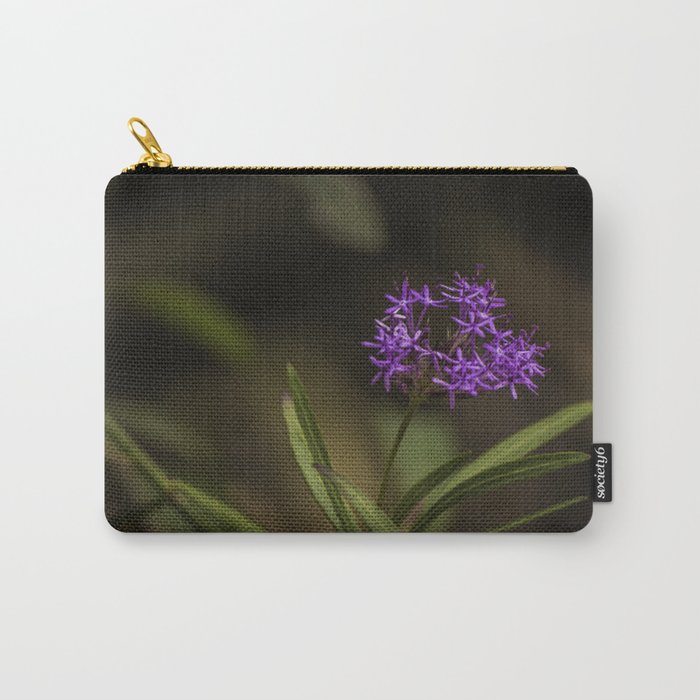 Purple Flower Carry-All Pouch