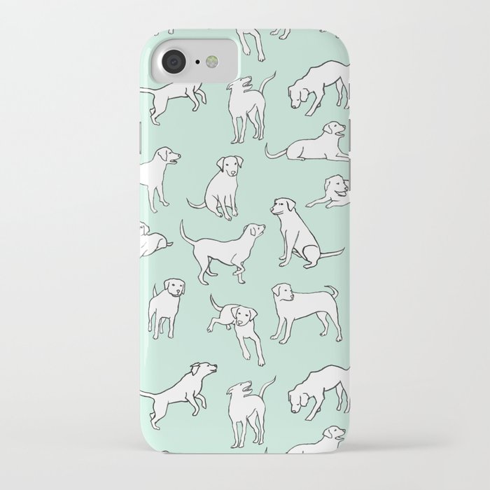 Mint Chocolate Labs iPhone Case