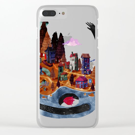the island Clear iPhone Case