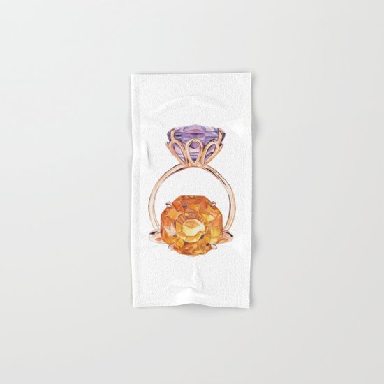 Circles in circles Hand & Bath Towel