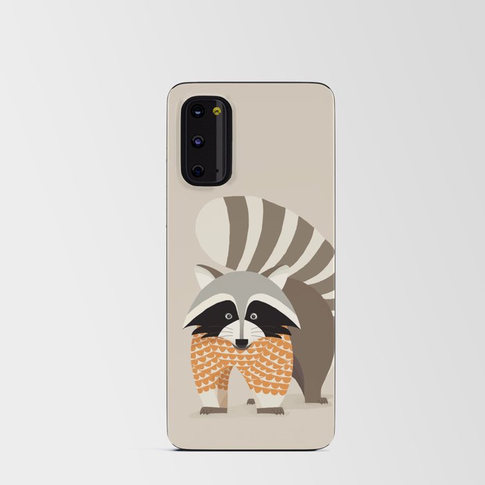 Whimsical Raccoon Android Card Case