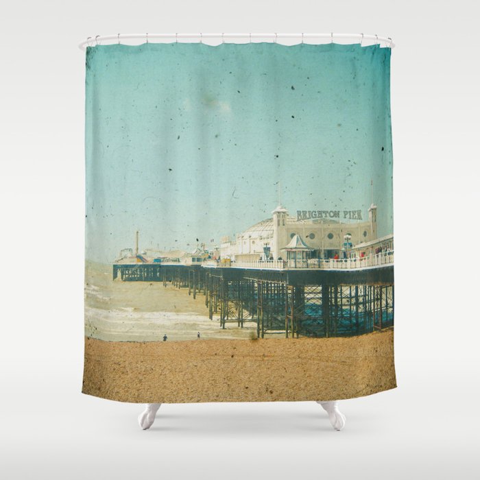 Brighton Pier Shower Curtain