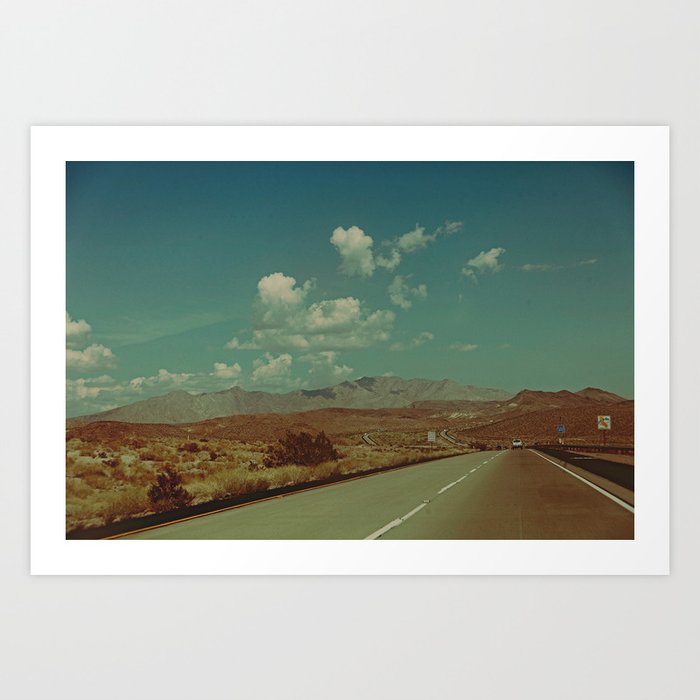 home is on the highway Art Print