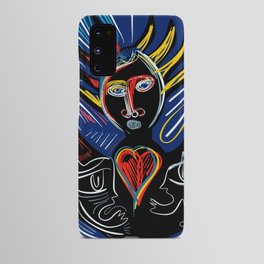 Black Angel Hope and Peace for All Street Art Graffiti Android Case