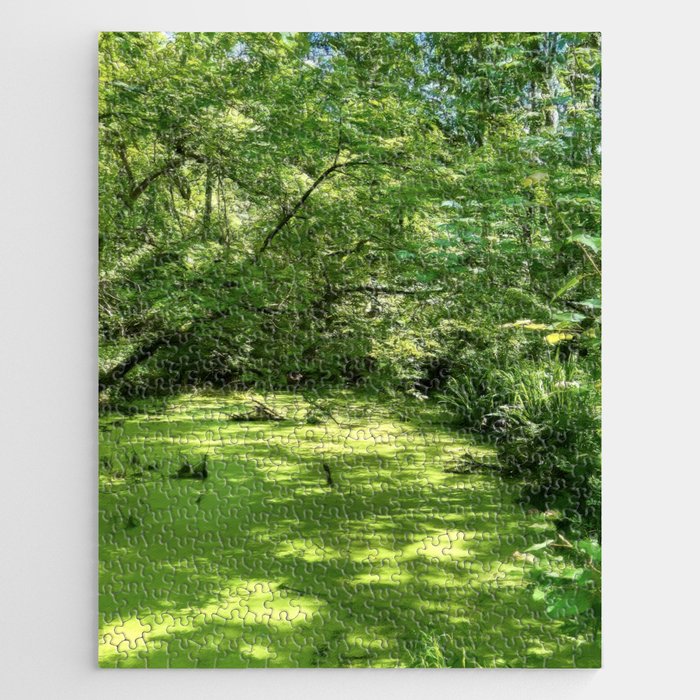 The Pond Moss Green Jigsaw Puzzle