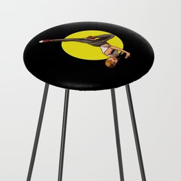 Breakdancing B-Boy Hip Hop Dancer Counter Stool