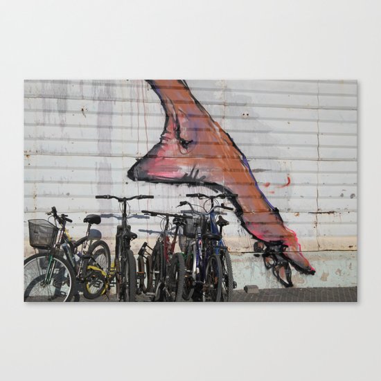 foot print Canvas Print