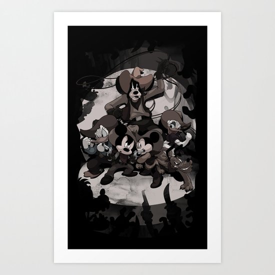 HOWDY MICKEY Art Print