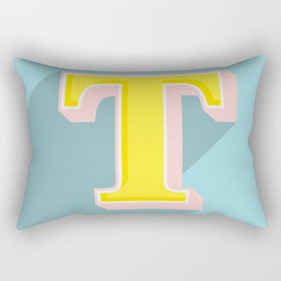 T is for .... Rectangular Pillow