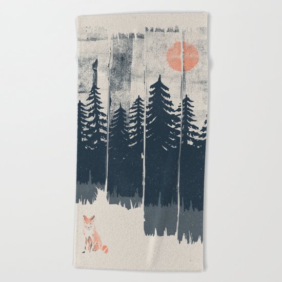 A Fox in the Wild... Beach Towel