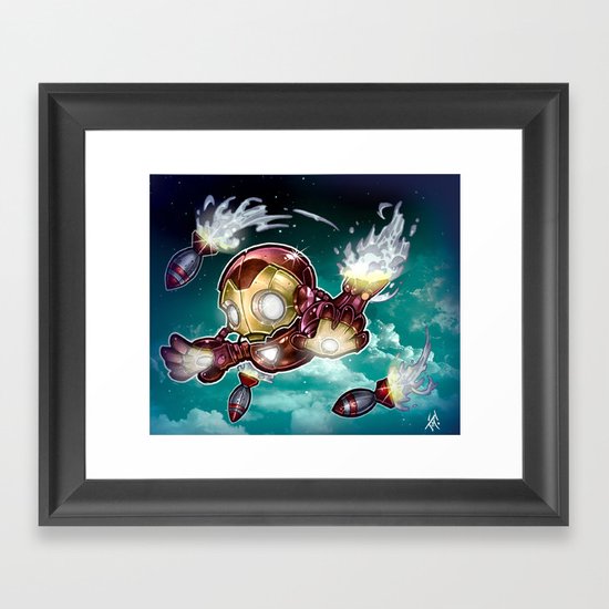 lil' Iron Dude Framed Art Print