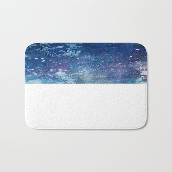 Cosmic fish, ocean, sea, under the water Bath Mat