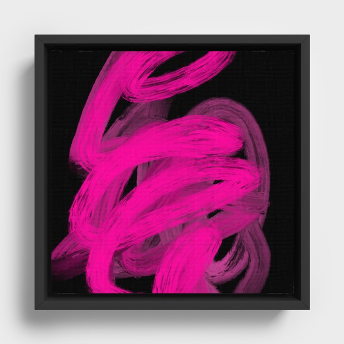 Abstract Painting 84e.  Framed Canvas