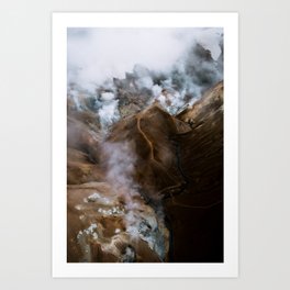 Kerlingarfjöll mountain range in Iceland  Art Print