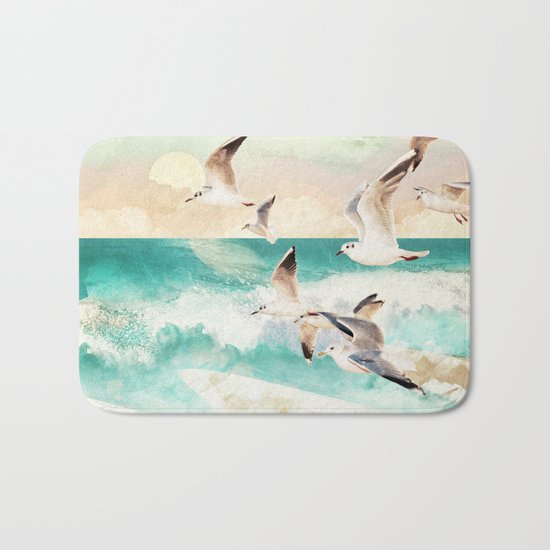 Summer Flight Bath Mat