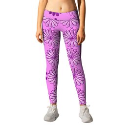 Purple Pattern Leggings