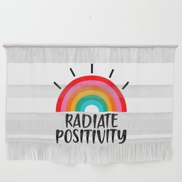 CUTE COLOURFUL RADIATE POSITIVITY Wall Hanging