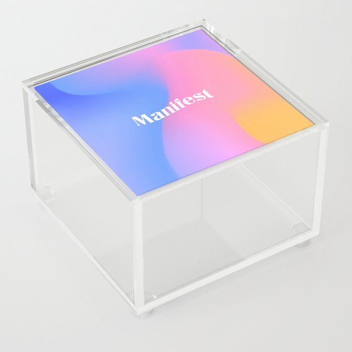 Manifest Acrylic Box