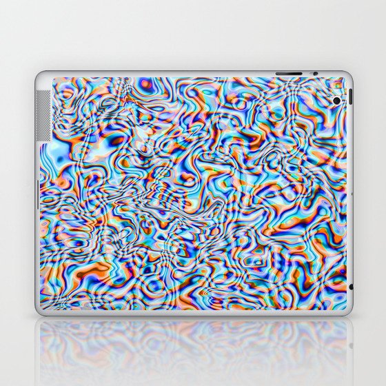 Funky liquid shapes Laptop & iPad Skin
