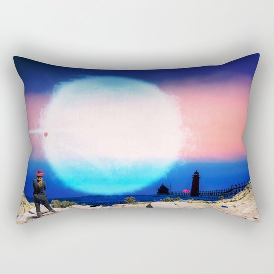 Magnetic Field Rectangular Pillow