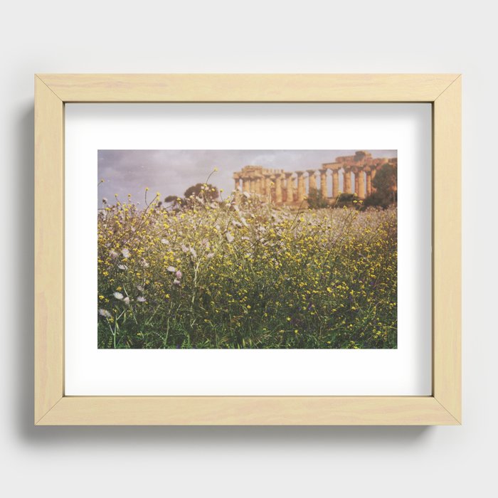 Can you feel it? Recessed Framed Print