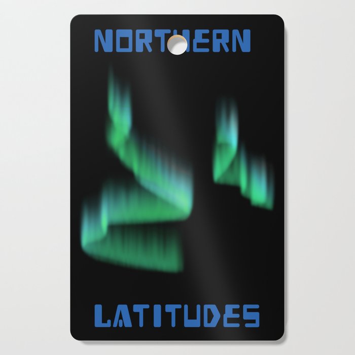 Northern Latitudes Aurora Cutting Board