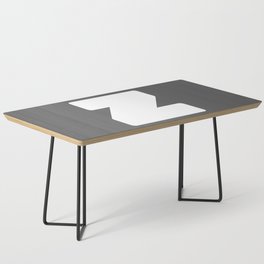 z (White & Grey Letter) Coffee Table