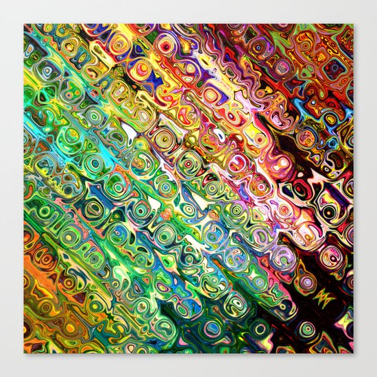 Colorful Glass Abstract Canvas Print