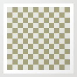 BONE x DESERT SAGE I x III (checkered) Art Print