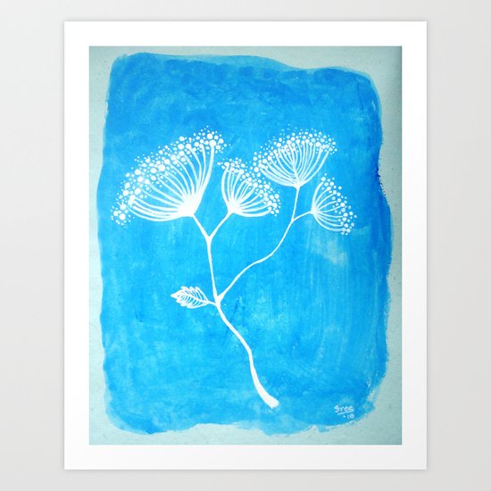Things I want in my garden 3 Art Print