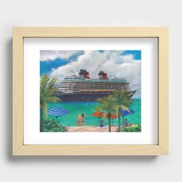 Ride to Paradise, Fantasy Recessed Framed Print