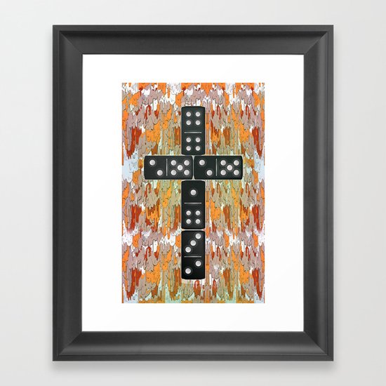 Holy Domino.0.2 Framed Art Print