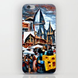 Medieval Fantasy Town iPhone Skin