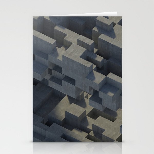 Abstract Concrete IV Stationery Cards