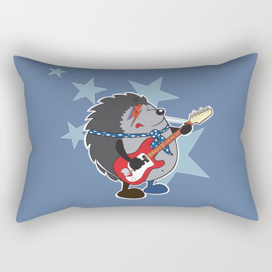 Ziggy plays guitar Rectangular Pillow