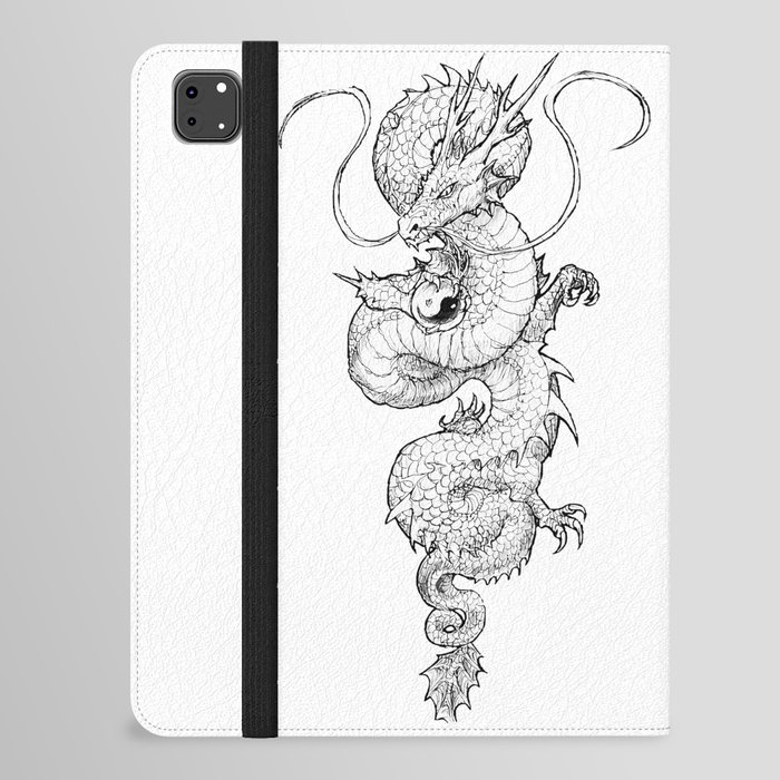 chinese dragon tattoo japanese dragon drawing dragon ink dragon iPad Folio Case