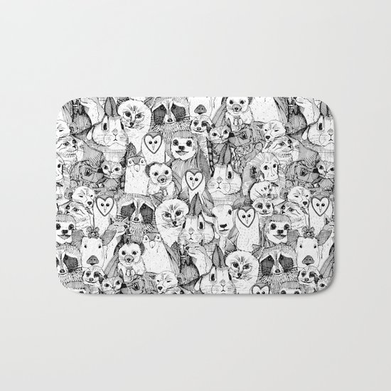 love and hugs Bath Mat