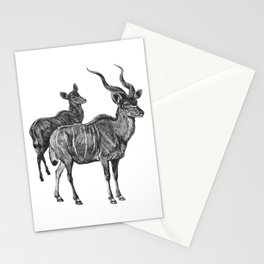 two kudu Stationery Cards