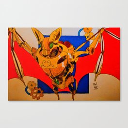 Steampunk Bat Canvas Print
