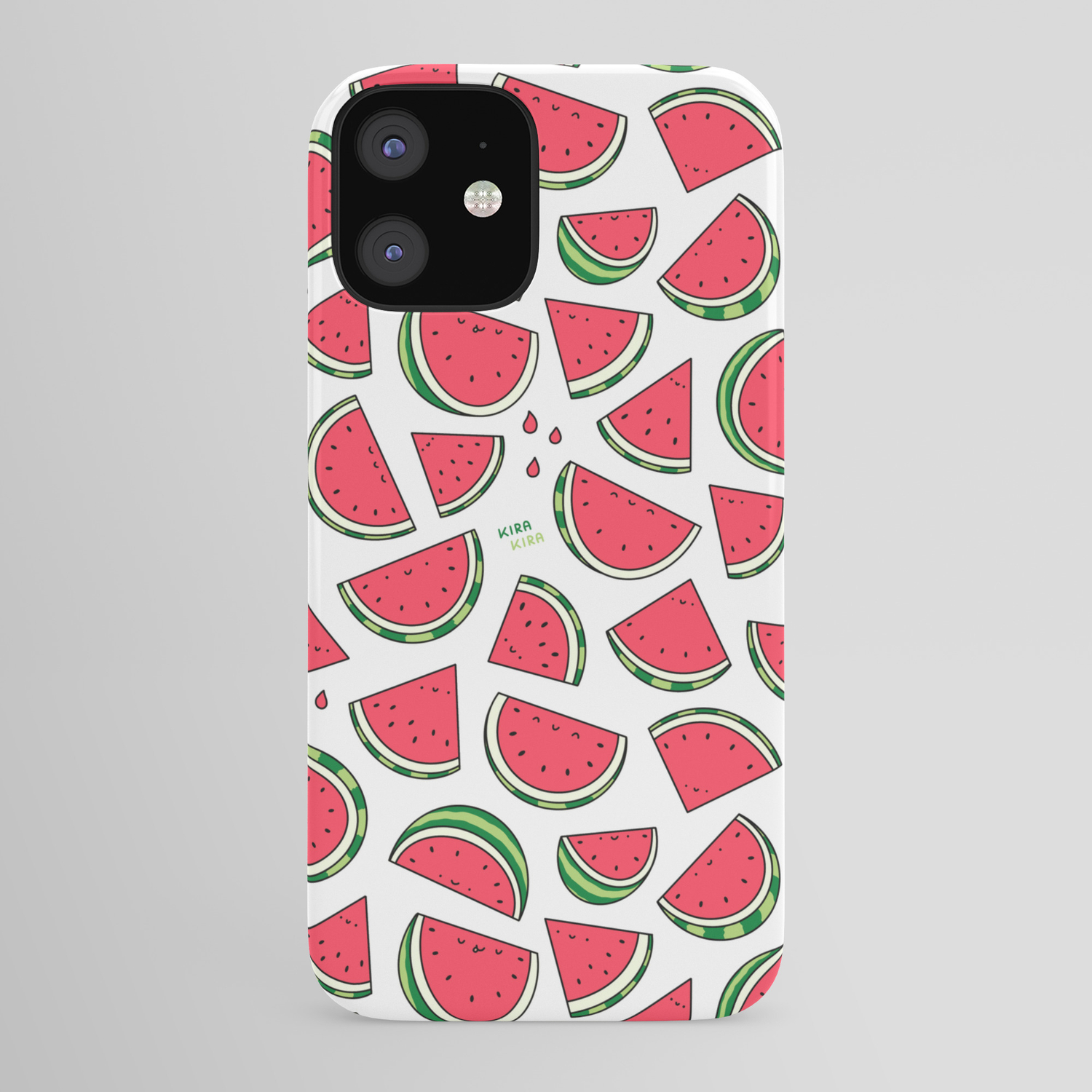 Watermelon World Kawaii Watermelon Doodle Iphone Case By Kirakiradoodles Society6