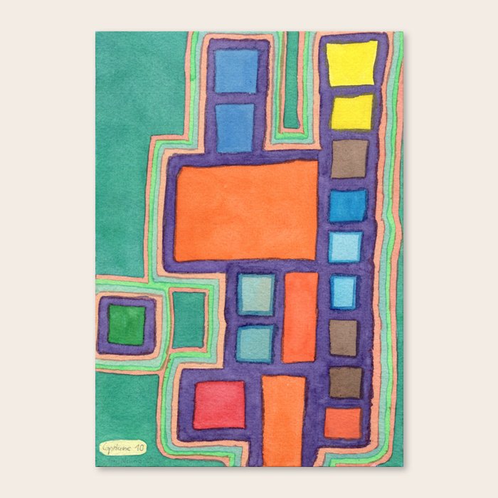 Modern Earthquake Safe Home Canvas Print by Heidi Capitaine Society6