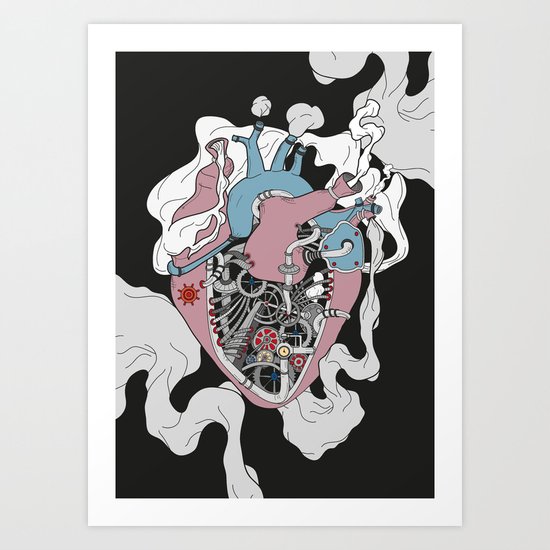 Mechanic Heart Art Print